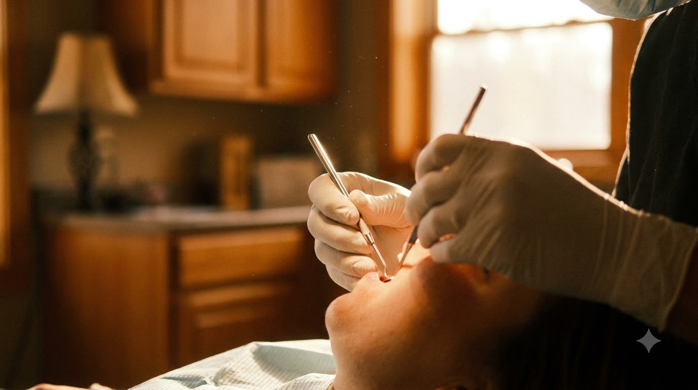 Sample case: dental bonding repair
